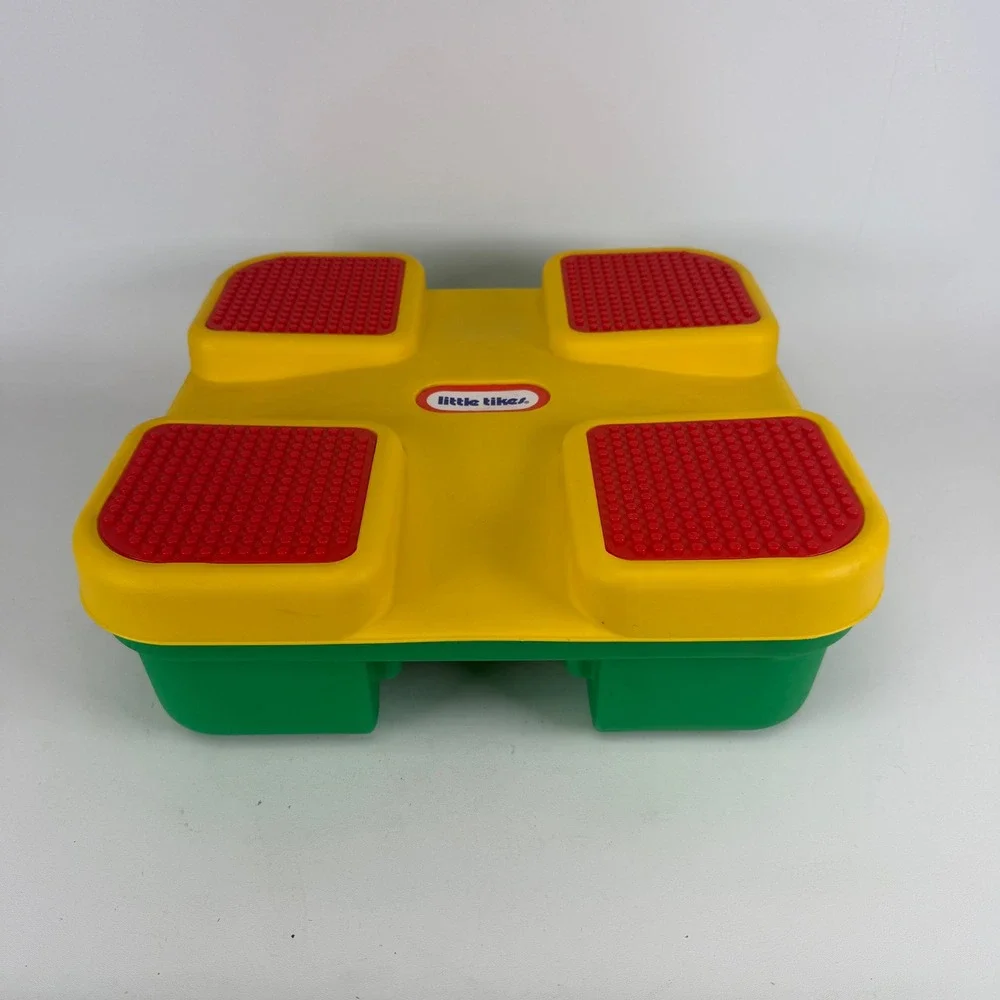 Little Tikes Sensory Stepping Stones Balance Path Tiles Blue Green Yellow Set 3